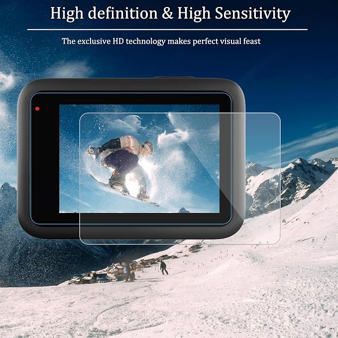 PCTC 9 PCS Hero 13 Screen Protector Compatible - Image 4