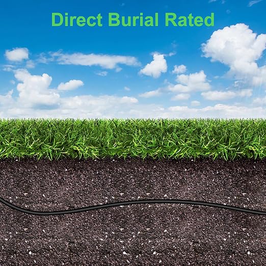 300FT Cat6 Outdoor Ethernet Cable, Heavy Duty Direct Burial, 24AWG CCA Patch - Image 6
