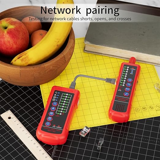 Network Cable Tester with Emitter and Receiver, Port Flashing – CAT5, CAT6 Line - Image 3