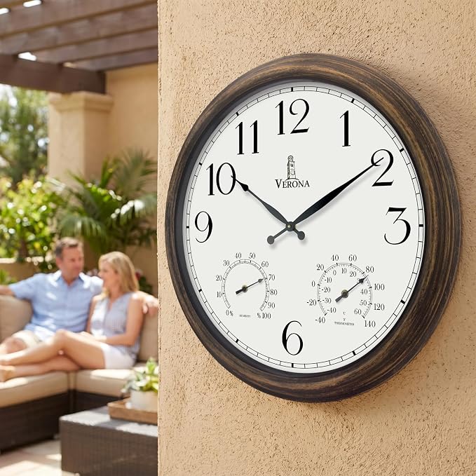 Outdoor Clocks for Patio Large Waterproof - Image 6
