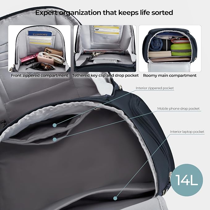 Travelon Anti-Theft Classic Backpack - Image 7