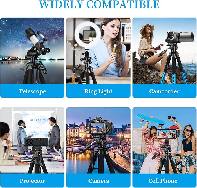 JOILCAN Tripod Camera Tripods, Heavy Duty Tall Camera Tripod Stand, - Image 4