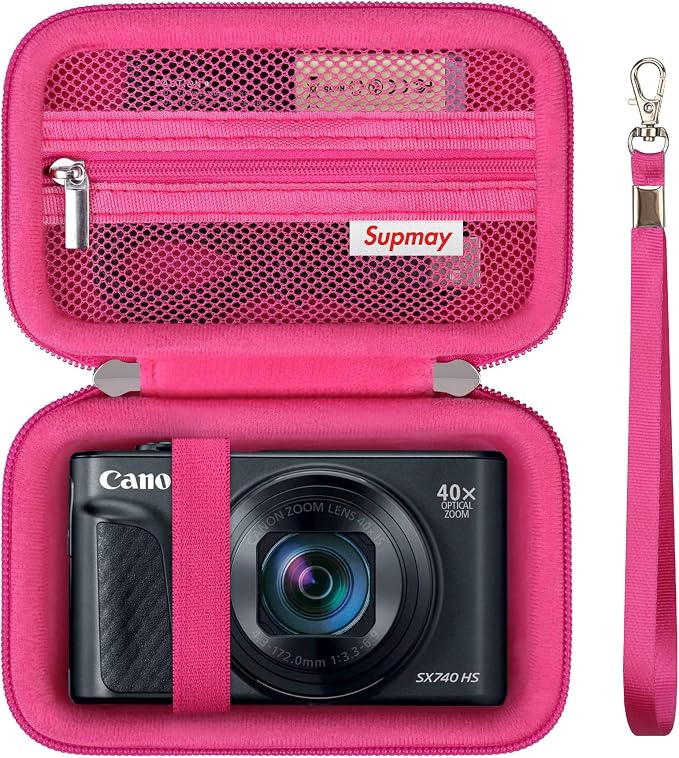 Hard Carrying Case for Canon PowerShot SX740 HS/ SX730 HS/ SX720 HS/ SX620 HS/ by Supmay
