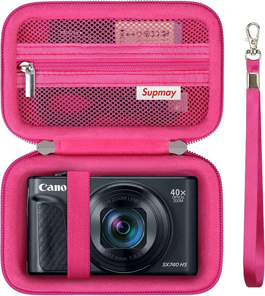 Hard Carrying Case for Canon PowerShot SX740 HS/ SX730 HS/ SX720 HS/ SX620 HS/ by Supmay