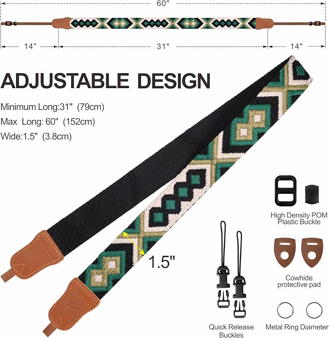 Padwa Lifestyle Diamonds Camera Strap - Image 6