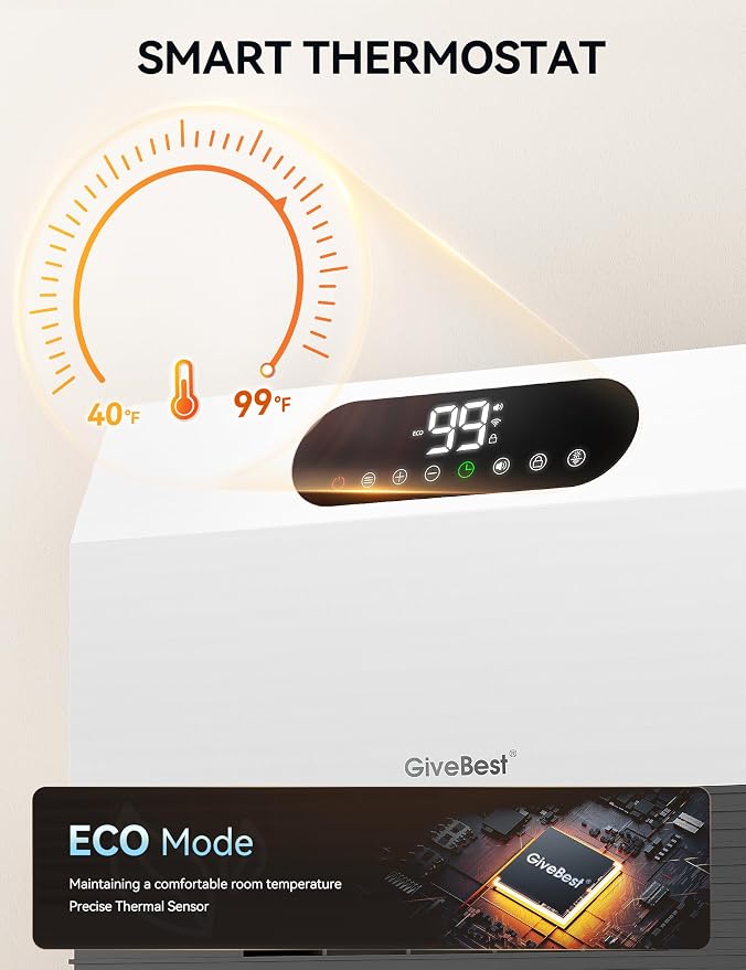 GiveBest Electric Wall Heater, Space Heaters - Image 4