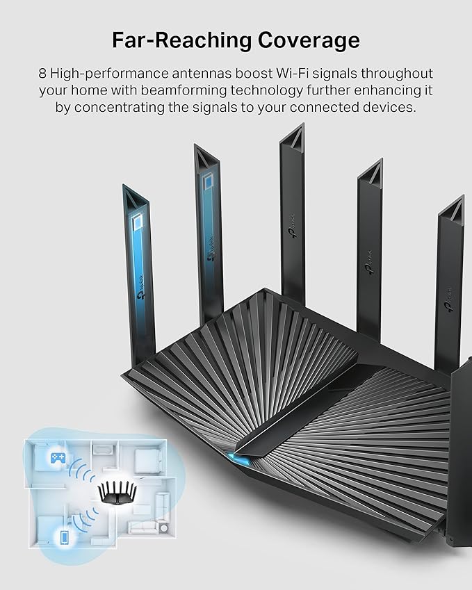 TP-Link AX6000 Wi-Fi 6 Router – Dual Band, 2.5 Gbps WAN/LAN Port, 8K Streaming - Image 4