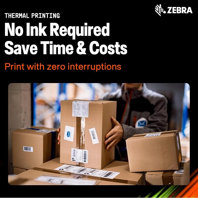 ZEBRA ZD421 Thermal Transfer Desktop Printer 300 dpi Print Width 4-inch USB - Image 5