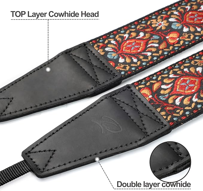 Padwa Lifestyle Red Flower Camera Strap - Image 2