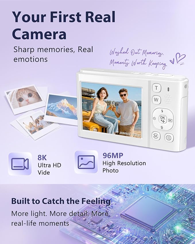 8K Digital Camera, 96MP WiFi Cameras - Image 3