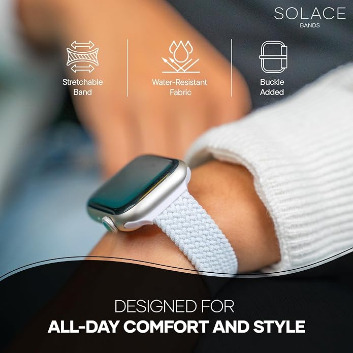 Solace Bands Imperium Adapt Wide Adjustable Nylon Braided Watch Band - Image 8