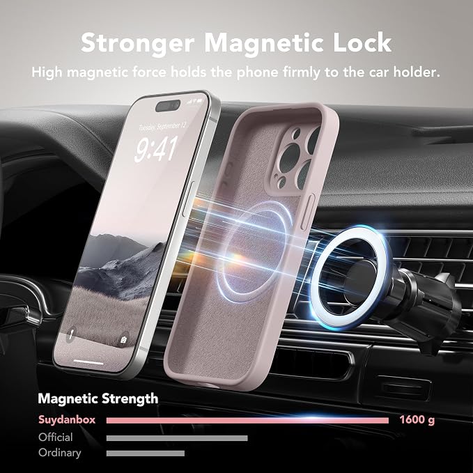 Magnetic for iPhone 15 Pro Case, Compatible - Image 3