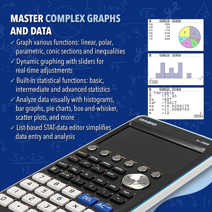 CASIO PRIZM FX-CG50 Color Graphing Calculator - Image 6