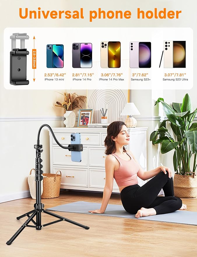 Phone Tripod Stand, Portable Phone Stand - Image 4