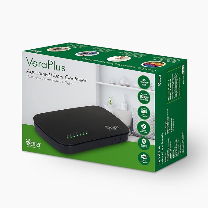 Vera Control VeraPlus-US Smart Home Controller Hub, 7.71" x 5.0" x 1.33" - Image 7