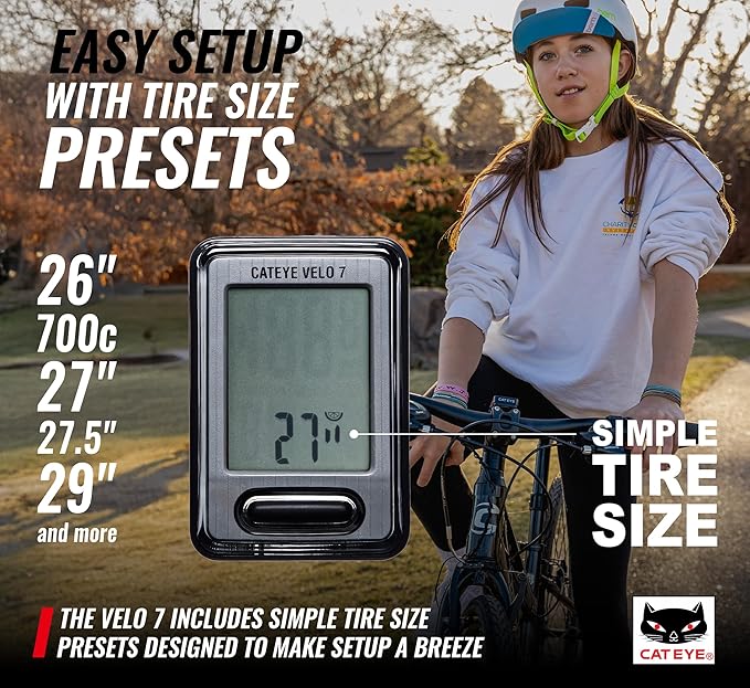 CATEYE Wired Bike Computer – Entry-Level Speedometer and Odometer, Auto - Image 6
