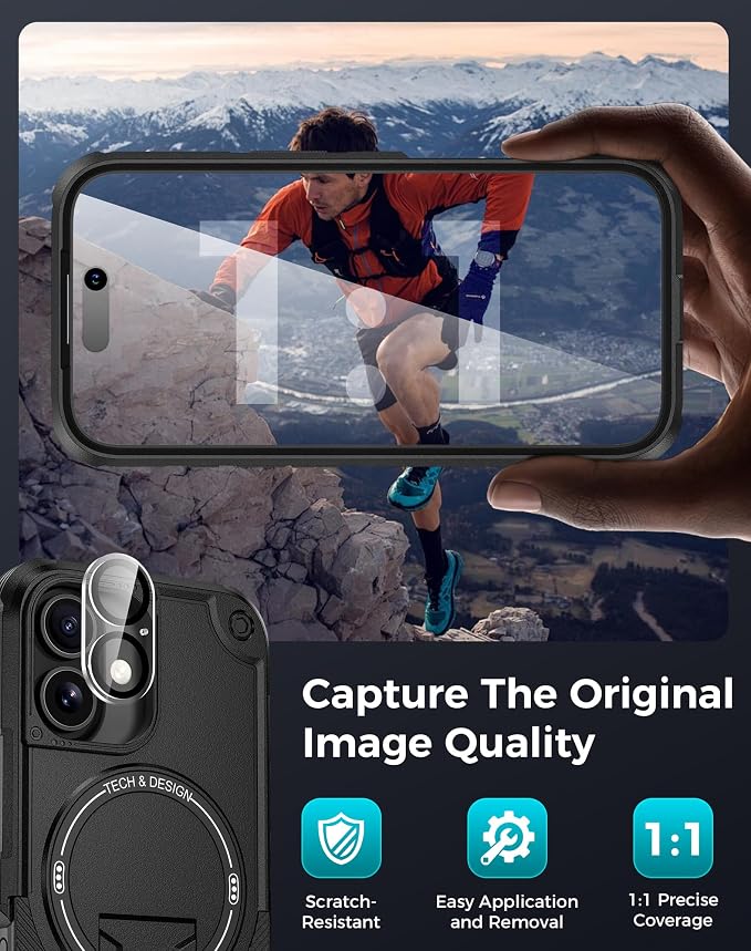 Goton for iPhone 17 Case with Privacy Tempered Glass Screen Protector & Camera - Image 7