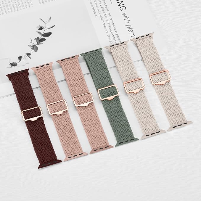 6 Pack Braided Stretchy Bands Compatible - Image 6