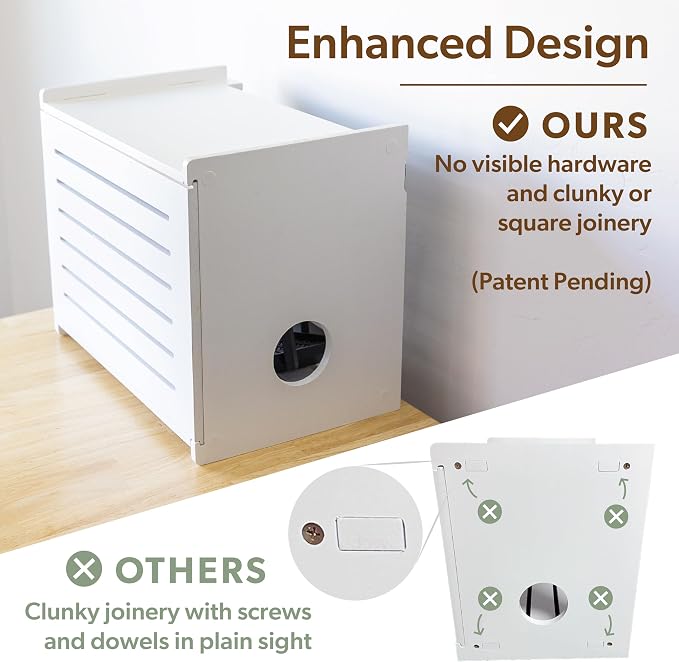 Wooden WiFi Router Storage Box - Image 5