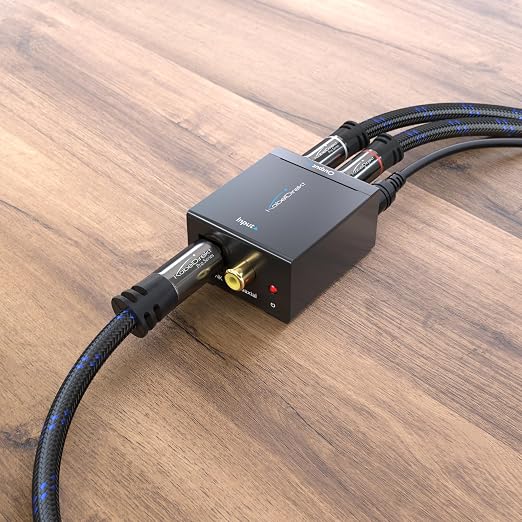 KabelDirekt TOSLINK – Optical Audio Cable, Nylon Braided – 1.5ft – Fiber Optic - Image 5