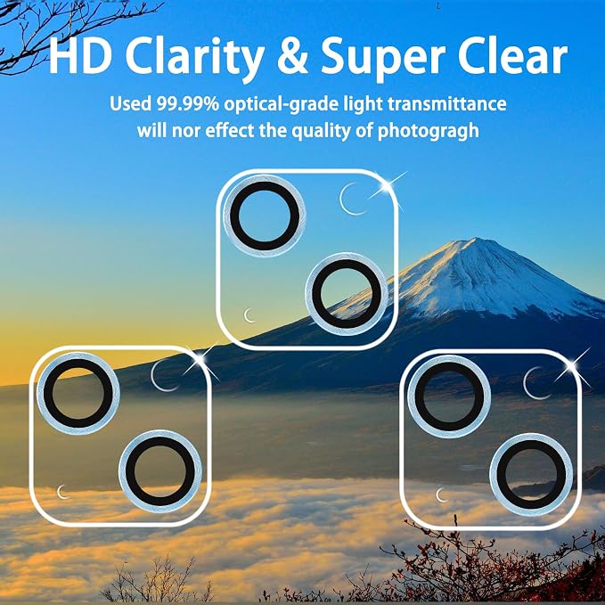 Dengduoduo 3 Pack Tempered Glass Camera Lens Protector - Image 3