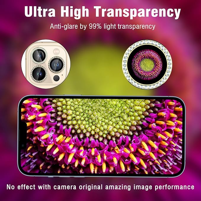 Bling Diamond Individual Camera Lens Protector - Image 6