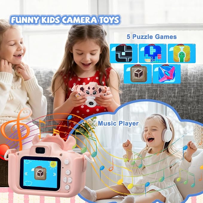 Kids Camera Toddler Digital Camera Little Girls Toy Camera - Image 6