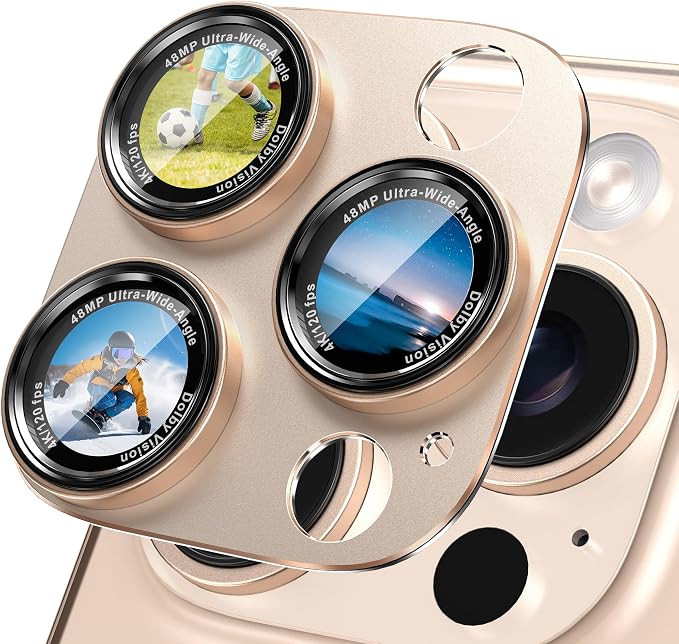 CACOE Camera Lens Protector for iPhone 14 Pro/14 Pro Max/16 Pro/16 Pro Max by CACOE