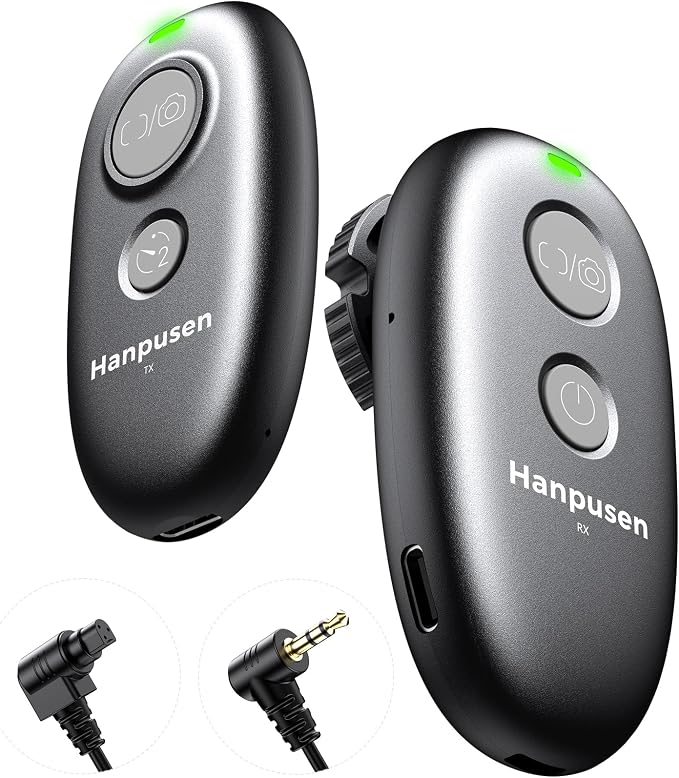for Canon Camera Rechargeable Remote Shutter Release by HANPUSEN