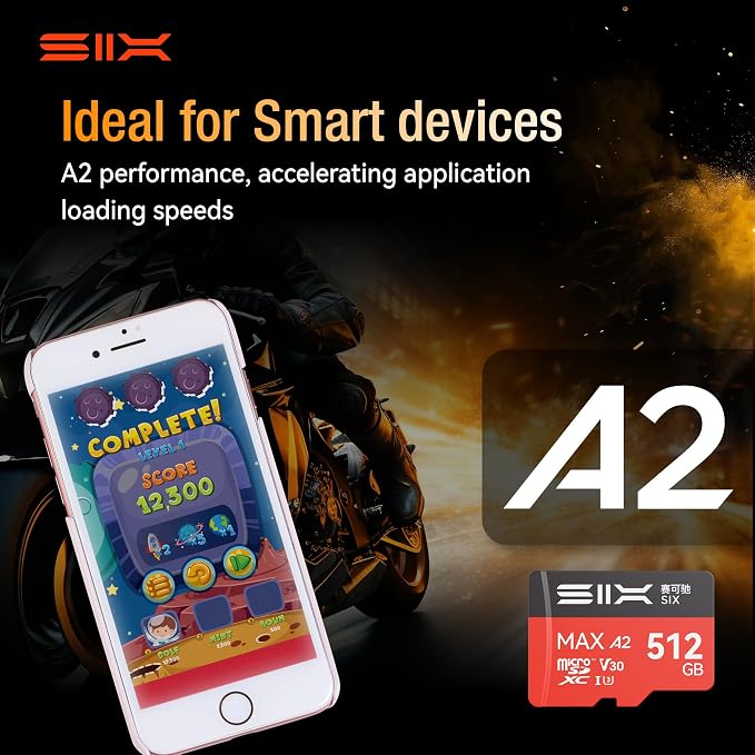 SIX M200 128GB Micro SD Card Read Up to 190MB/s - Image 5