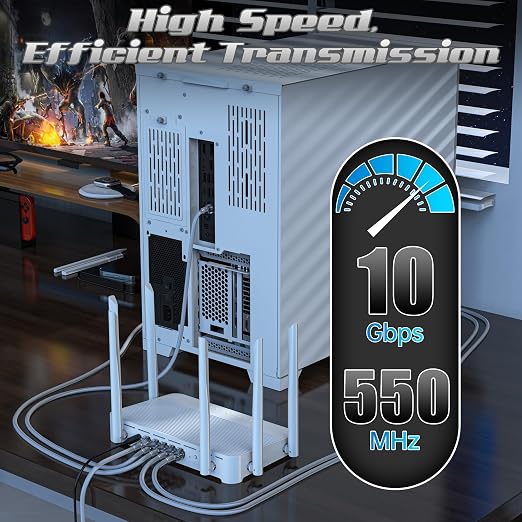 0.5 Foot Cat6 Patch Cables, Solid Pure Copper Patch Cord, Cat 6 Ethernet Cable - Image 4