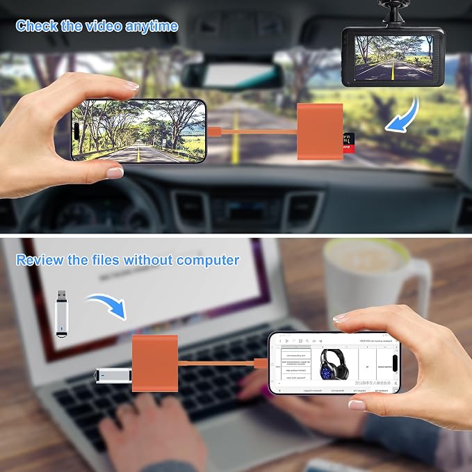 SD Card Reader, USB 3.0 Type C High Speed to SD/TF Card Adapter - Image 5