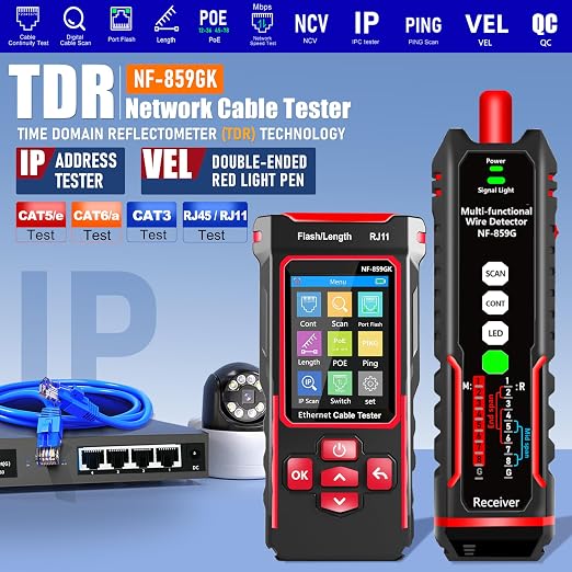 NF-859GK Network Cable Tester - Image 2