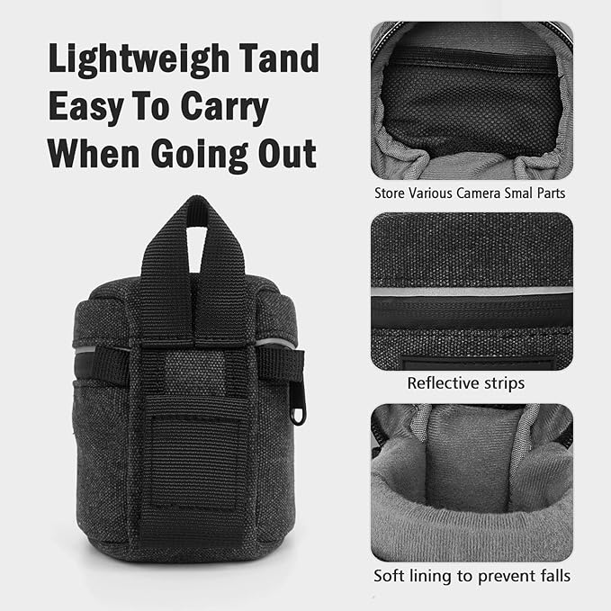 Camera Lens Case Lens Bag Compatible) - Image 3