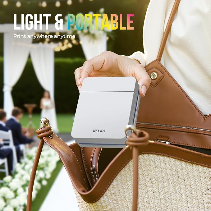 Nelko PP01 Instant Smartphone Photo Printer, Portable Mini Color Wireless - Image 5