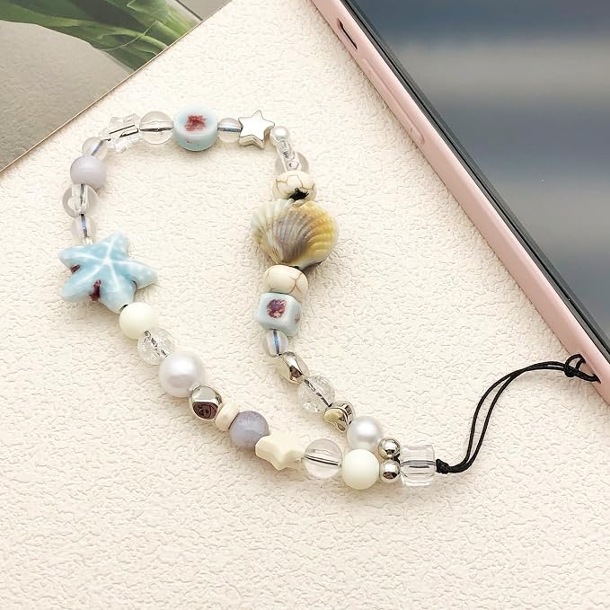Beaded Camera Wrist Strap Cute Digital Camera Charm Lanyard Phone Chain - Image 2