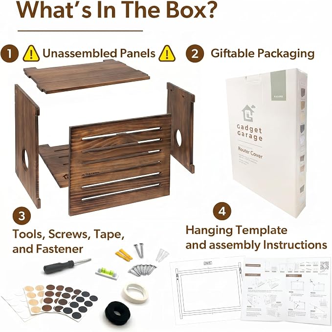 Wooden WiFi Router Storage Box - Image 4