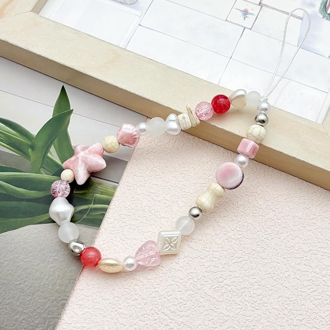 Beaded Camera Wrist Strap Cute Digital Camera Charm Lanyard Phone Chain by MOTOFITOOL