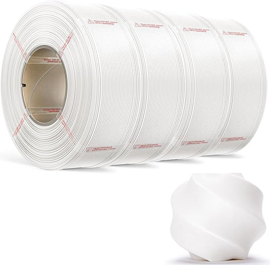 PLA Basic, Pre-Dried Refill Filament 4-Pack Bundle by MarsWork