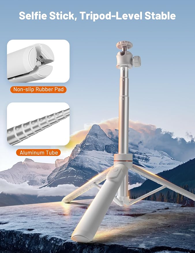 JOILCAN Tripod for iPhone & Camera, Extendable Portable Phone Tripod Stand for - Image 3