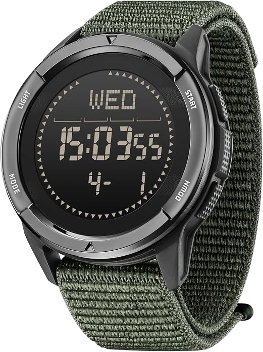 NORTH EDGE ALPS Tactical Outdoor Digital Sports Watch, 50M Waterproof, Calorie by NORTH+EDGE