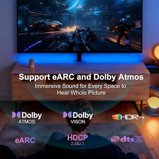 8K Fiber Optic HDMI Cable 20FT, 48Gbps Ultra High Speed Long HDMI 2.1 Cord - Image 6