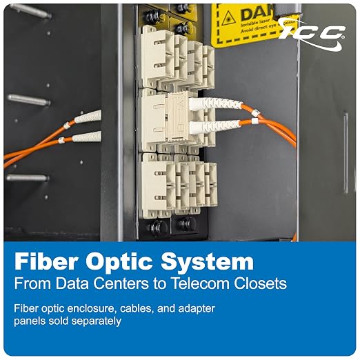 ICC SC to SC Duplex Multimode 62.5/125 Fiber Patch Cable, OFNR Riser, 2.0mm Zip - Image 8