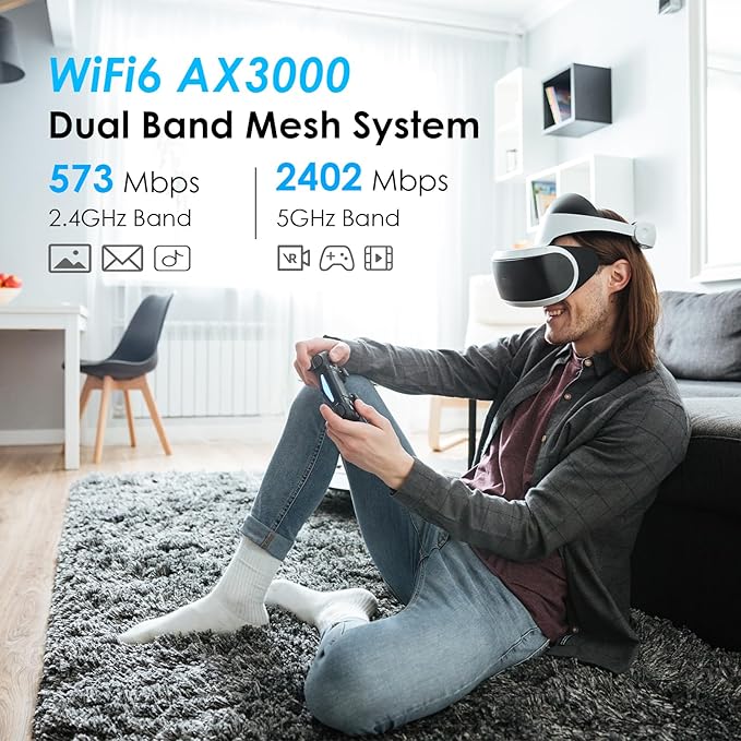 WAVLINK AX3000 WiFi 6 Mesh System 1 Pack - Image 4