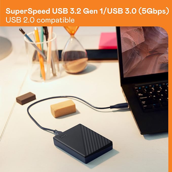 WD 6TB My Passport, Portable External Hard Drive, Backup Software - Image 6