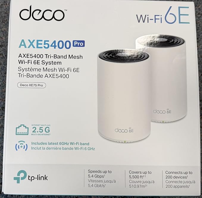 TP-Link Deco XE75 Pro AXE5400 Tri-Band WiFi 6E Mesh System - Image 11