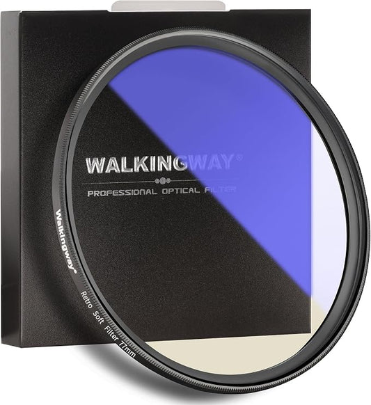 WalkingWay 72mm Retro Soft Filter Vintage Pro-Mist Warm Diffusion Lens Filter by WalkingWay