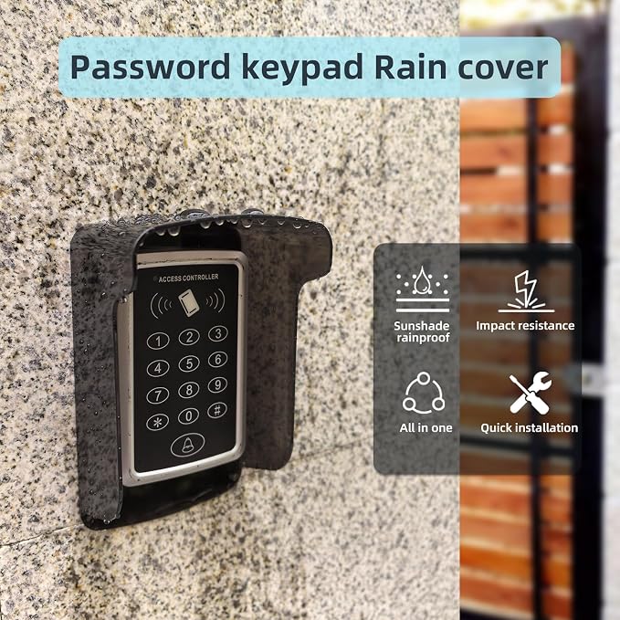 Outdoor Keypad Cover Protector, Ring Doorbell Cover Weatherproof - Image 4