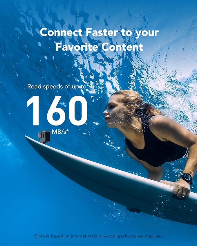 Lexar 1TB Blue Micro SD Card Up to 160MB/s, microSDXC UHS-I Memory Card - Image 3