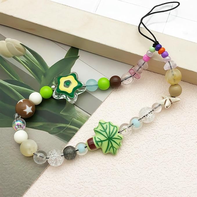 Beaded Camera Wrist Strap Cute Digital Camera Charm Lanyard Phone Chain - Image 4